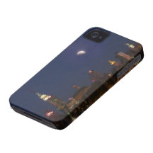 Casamata de la impresión iPhone4 del horizonte de  iPhone 4 Case-Mate Carcasas
