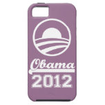 Casamata dura 2012 del iPhone 5 de OBAMA (lila) iPhone 5 Case-Mate Cobertura