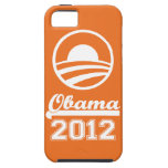 Casamata dura 2012 del iPhone 5 de OBAMA (naranja) iPhone 5 Coberturas