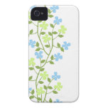 Casamata floral moderna delicada ID™ del iPhone 4 cárcasas casemate