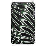 Casamata floral verde del tacto de iPod del modelo Barely There iPod Carcasas