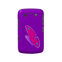 Casamata intrépida de Blackberry de la mariposa Case-Mate Blackberry Cárcasa