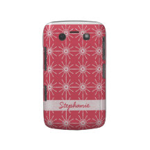 Casamata intrépida rosada de Starburst Blackberry  Case-Mate Blackberry Coberturas