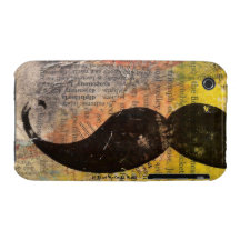Casamata "Triumph " del bigote Case-Mate iPhone 3 Cárcasa