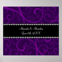 Casar remolinos de la púrpura de los favores poster