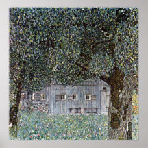 Casas de la granja del ~ del poster de Gustavo Kli