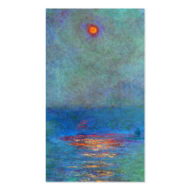 Casas del parlamento - Claude Monet Tarjetas Personales