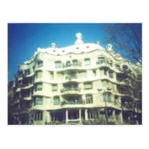 Casas Mila de Antonio Gaudi Tarjetas Postales