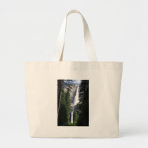 cascada de yosemite bolsa lienzo