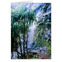 Cascada del rastro de Kalalau Felicitaciones