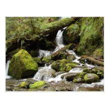 Cascada en el camino del sur de la orilla en el la tarjetas postales