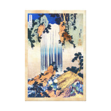 Cascada japonesa fresca Hokusai del ukiyo-e del vi Impresión De Lienzo