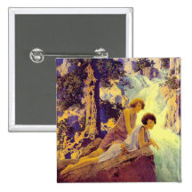 Cascada - por Maxfield Parrish Pins