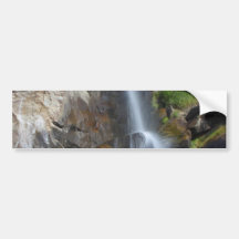 Cascadas del grisáceo etiqueta de parachoque