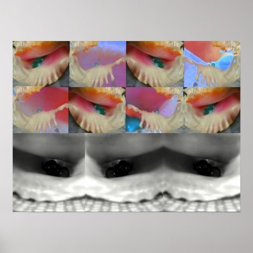 Cáscaras apiladas poster