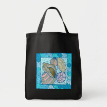 Cáscaras con playas bolsa de mano