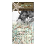 Cáscaras del beige de los delfínes de Photocard de Tarjeta Fotográfica