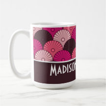 Cáscaras rosadas lindas taza de café