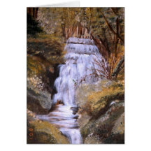 Cascata DA Ribª DA Ajuda - óleo (vendido) Tarjeta