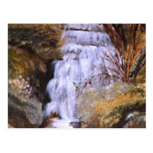 Cascata DA Ribª DA Ajuda - óleo (vendido) Tarjetas Postales