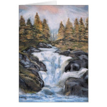 Cascata - óleo (vendido) tarjeton