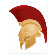 Casco espartano o Trojan Tarjetas Postales