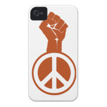 Casco Peace iPhone 4 Cárcasa