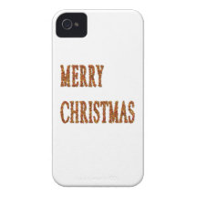 Case los diseños del navidad iPhone 4 funda