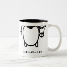 Casé una vaca que abrazaba la taza de Organiac…