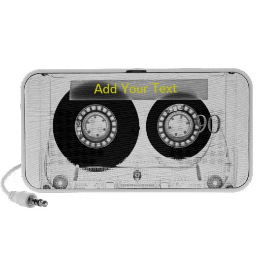 "Casete claro retro de la cinta de la mezcla" pers Altavoces De Viajar