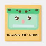 casete de música imán de nevera