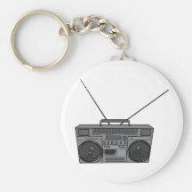Casete de radio de Jambox del arenador del ghetto  Llaveros Personalizados