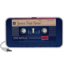 Casete retro portátil altavoces