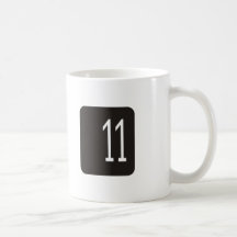 Casilla negra #11 taza de café