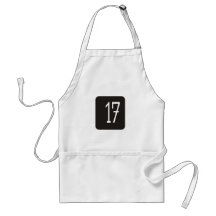 Casilla negra #17 delantal