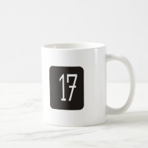Casilla negra #17 tazas de café