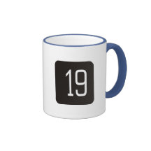 Casilla negra #19 taza