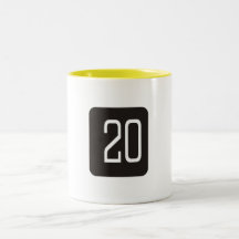 Casilla negra #20 taza de café