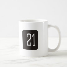 Casilla negra #21 taza