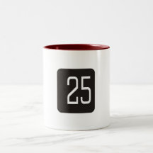 Casilla negra #25 taza de café