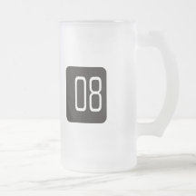 Casilla negra #8 taza