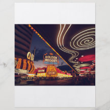 Casinos de Las Vegas Tarjeta Publicitaria