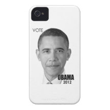 Caso 2012 del iphone de la elección de Barack Obam iPhone 4 Fundas