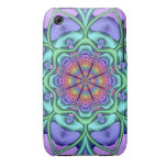 Caso abstracto decorativo de moda del iPhone 3 Case-Mate iPhone 3 Fundas
