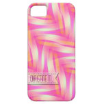 Caso abstracto rosado suave del iPhone 5 del model iPhone 5 Case-Mate Cárcasas