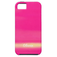 Caso adaptable del iPhone 5 de la raya anaranjada  iPhone 5 Protectores