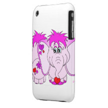 Caso afortunado lindo del iPhone 3 del meñique Case-Mate iPhone 3 Protectores