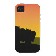 Caso afortunado lindo del iPhone 4/4S del el día d iPhone 4 Fundas