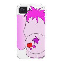 Caso afortunado lindo del iPhone 4 del meñique iPhone 4/4S Funda