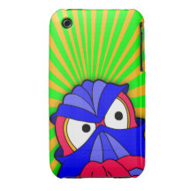 Caso ANDROIDE 16a del monstruo Case-Mate iPhone 3 Cobertura